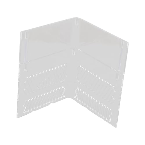 MagiDeal Aquarium Fisch Kamm Filter Überlauf Board Acryl Tauchpumpe Isolation Schutz Teiler für Paludarium Landschaftsbau, Zwei Schichten von MagiDeal