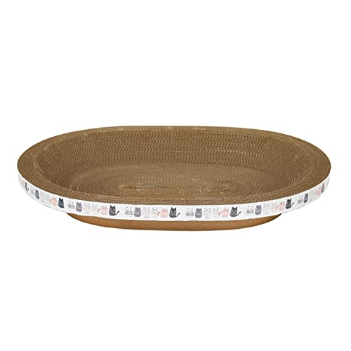 MagiDeal Cat Scratcher Karton Kratzbrett Interaktives Spielzeug Wellpappe Kratzunterlage für Kätzchen, 58 cm x 42 cm x 8 cm von MagiDeal