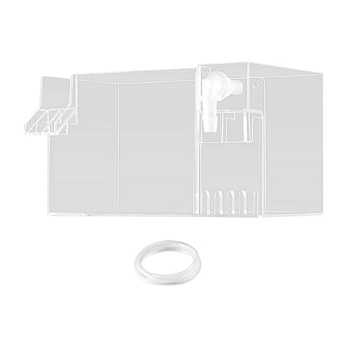 MagiDeal Filterzubehör für Aquarien, transparent, für Wasserfälle von Schildkrötenbecken, Wasserreiniger, Aquarium-Filterbox für kleine Aquarien, Klar 18x10.5x10cm von MagiDeal