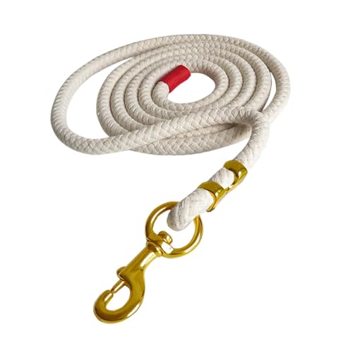 MagiDeal Führstrick für Pferde mit Karabinerhaken zum Führen von Trainingspferden, Haustieren oder Schafen. Pferdeleinen Zügel aus Baumwolle, geflochtene, 2.5 m Beige von MagiDeal