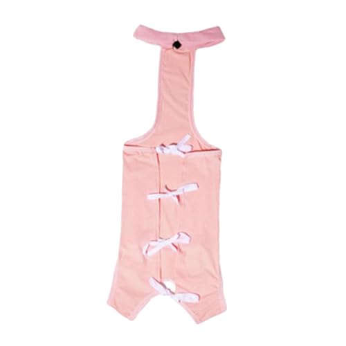 MagiDeal Hunde-Erholungsanzug, vermeiden Sie das, Haustier-Bodysuit, verstellbare Hundemantel-Outfits, Heimtierbedarf, Haustier-Bauchwickel, zum Schutz, Rosa XL von MagiDeal