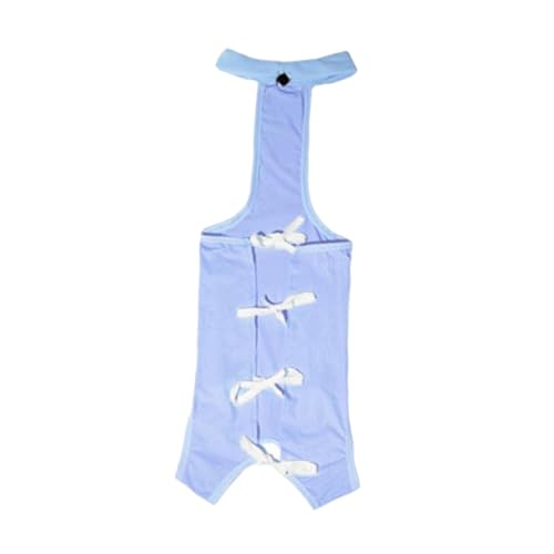 MagiDeal Hunde-Erholungsanzug, vermeiden Sie das, Haustier-Bodysuit, verstellbare Hundemantel-Outfits, Heimtierbedarf, Haustier-Bauchwickel, zum Schutz, blau XL von MagiDeal