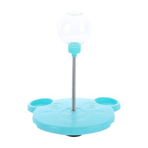 MagiDeal Hundekatze Slow Feeder Toy, Fütterungsspielzeug, Bissfest, Haustier Futter Leckage Kätzchen mit Spielzeugnahrungspenser für Innenübungen, Tragen, Blau von MagiDeal