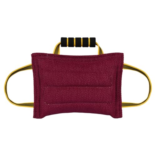 MagiDeal Hundeschlepper Spielzeug Bisskissen kauen tränenresistent Toy Pull Toy Dog Bite Tug Toy zum Spielen Kleiner großer mittlerer Hunde Tauziehen des, Rot MagiDeal Hundeschlepper Spielzeug Bisskissen kauen tränenresistent Toy Pull Toy Dog Bite Tug Toy zum Spielen Kleiner großer mittlerer Hunde Tauziehen des, Rot von MagiDeal