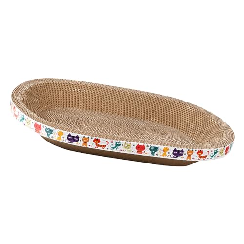 MagiDeal Karton Katze Scratcher Bett Kratzen Pad Nest Haustier Zubehör Couch Möbel Schutz Verdicken Wellpappe Kratzbrett, 45cmx29cmx7.5cm von MagiDeal