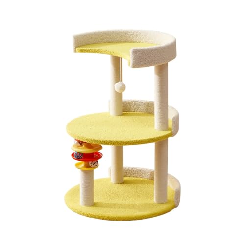 MagiDeal Kratzbäume für Hauskatzen, Katzenhaus, Hütte, Spielplatz, Katzen, Springspielzeug, Teppiche, Sofaschutz, Raumkapsel, Katzennest, Style A von MagiDeal