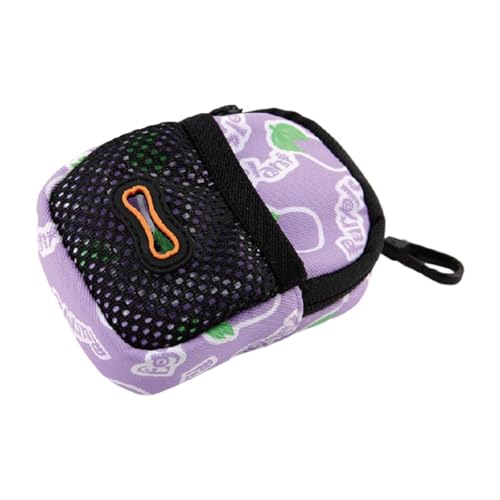 MagiDeal Pet Treat Beutel Walking Bag Sturdy Training Essentials Supplies Bag Spender Feed Snack Belohnung Hülle für Außengebrauch Gehen, Lila von MagiDeal