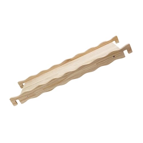 MagiDeal Rampe für Hasenstall, Hängeleiter aus Holz für Hamsterkäfig, Kletterspielzeug, Holzleiterbrücke für Mäuse, Kleintiere, Chinchilla, C von MagiDeal