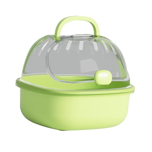 MagiDeal Reisekäfig für Hamster, Transportkäfig für Kleintiere mit Wasserflasche, transparenter Haustierkäfig für Mäuse, Outdoor, Urlaub, GrÜn von MagiDeal