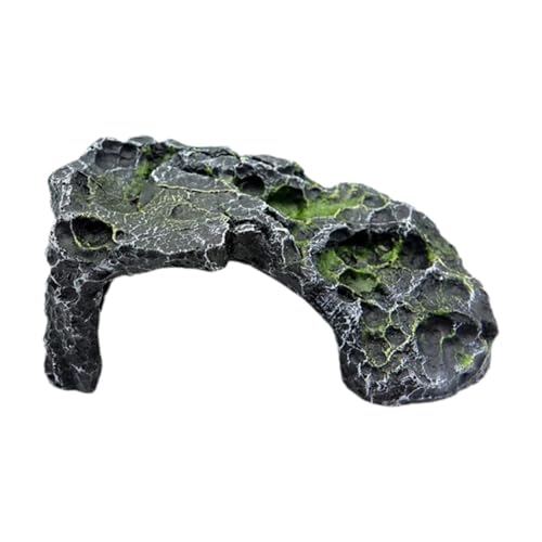 MagiDeal Reptilienversteck, Aquarium-Dekoration, Landschaftsdekoration, Versteck für Schildkröten, Sonnenplattform für Frösche, Schlangen, Eidechsen, Amphibien, 16cmx9cmx6cm von MagiDeal