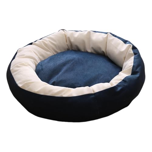 MagiDeal Rundes Katzenbett, Hundekissen, waschbar, bequem, gemütlich, Zwinger, Haustier, Katzennest, Haustier-Schlafmatte für Chihuahua, Kaninchen, Hund, Navy Blue M MagiDeal Rundes Katzenbett, Hundekissen, waschbar, bequem, gemütlich, Zwinger, Haustier, Katzennest, Haustier-Schlafmatte für Chihuahua, Kaninchen, Hund, Navy Blue M von MagiDeal