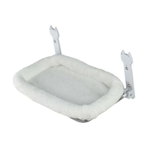 MagiDeal Saugnapf Katzenhängematte Hängenest Klappbares Winternest Spielen Schlafen Elegantes Katzenbett für die Fensterbank Haustierbett für Kätzchen, 30x52cm von MagiDeal