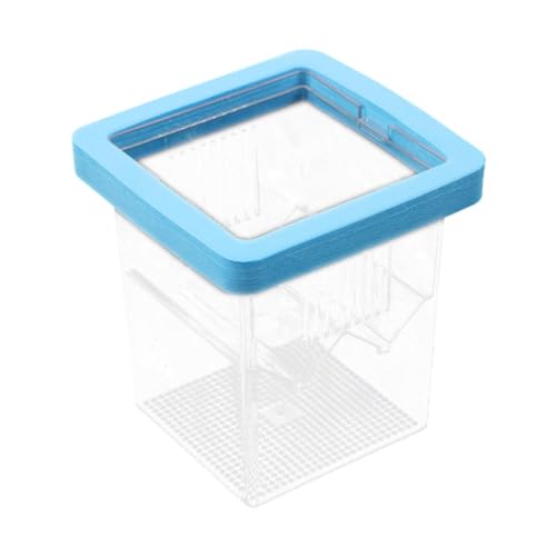 MagiDeal Schwimmender Isolationsteiler, Fischzuchtbox, Brutkasten für Aquarien, Inkubator, Trennung, Brutkasten, Inkubationsbox für Clownfische, Blau von MagiDeal