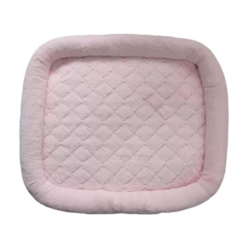 MagiDeal Selbstwärme Katzenbett selbstheizte Katzenhundmatte für Innenkatzen kleine Hunde Nicht -Schlupfboden Wärme Haustier Pad 26 x 22 Zoll, Rosa von MagiDeal