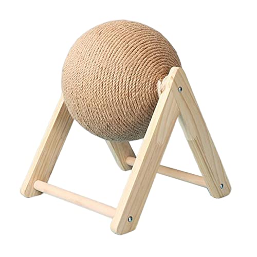 MagiDeal Sisal Cat Kratzball für Katzen und Kätzchen Indoor Pet Toy Interactive Cat Scratcher Toy, Indoor Cats Supplies Gift, V-förmig von MagiDeal