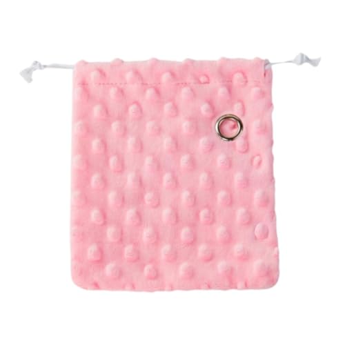 MagiDeal Sugar Glider Bonding Pouch Träger Versteckbett Kleines Haustierzubehör Schlaftasche mit atmungsaktiver Belüftung für Sugar Glider Ratten, Rosa von MagiDeal