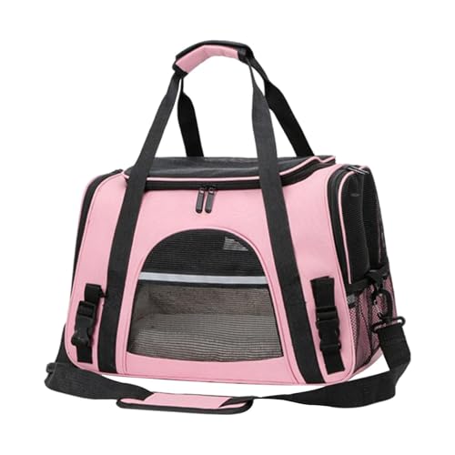MagiDeal Tragetasche für Haustiere, Reisetasche für Haustiere, faltbar, tragbar, Katzentragetasche, Handtasche mit Schultergurt und herausnehmbarer Matte für, Rosa MagiDeal Tragetasche für Haustiere, Reisetasche für Haustiere, faltbar, tragbar, Katzentragetasche, Handtasche mit Schultergurt und herausnehmbarer Matte für, Rosa von MagiDeal