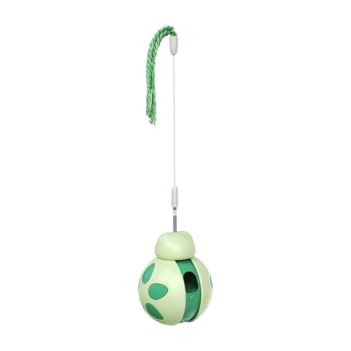 MagiDeal Tumbler Katzenleckerli-Ball, Slow Feeder, Leckerli-Ball, Katzenspielzeug, interaktives Katzenspielzeug, Leckerli-Spender, Spielzeug für Kätzchen, GrÜn von MagiDeal