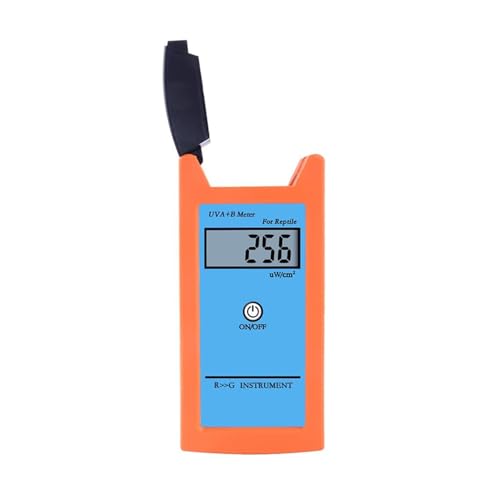 MagiDeal UVB-Indexmessgerät für Reptilien, tragbares digitales UVB-Radiometer, UVB-Messgerät 280~320 nm, UVB-Lichtmessgerät für, UVA- und UVB-Tester von MagiDeal