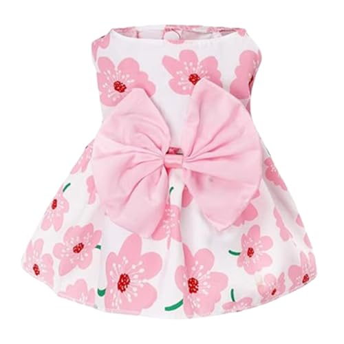 MagiDeal mit Blumenmuster, Hundekleidung, leicht zu tragen, modische Kleidung, Katzenprinzessinnenkleider für Spaziergänge, Foto-Requisiten, S MagiDeal mit Blumenmuster, Hundekleidung, leicht zu tragen, modische Kleidung, Katzenprinzessinnenkleider für Spaziergänge, Foto-Requisiten, S von MagiDeal