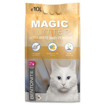 Magic Cat Placek Litter Ultra White Baby Powder 10L 8600g von Magic Cat