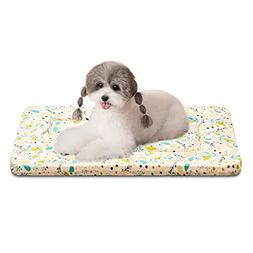 Magic Dog Hundebett / Katzenbetten in zufälliger Farbe, superweich, Pfannkuchen-Stil, für XS, kleine und mittelgroße Hunde, ideal für Hundekäfige, maschinenwaschbar und trocknergeeignet, 61 cm von Magic Dog