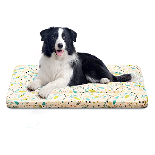 Magic Dog Hundebett / Katzenbetten in zufälliger Farbe, superweich, Pfannkuchen-Stil, für XS, kleine und mittelgroße Hunde, ideal für Hundekäfige, maschinenwaschbar und trocknergeeignet, 91,4 cm von Magic Dog