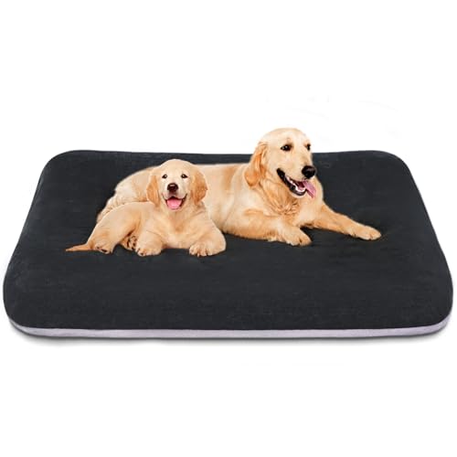 Magic Dog Superweiches extragroßes Hundebett, orthopädisches Schaumstoff-Hundebett für XL-Hunde, Jumbo-Haustierbett mit rutschfester Unterseite, Hunde-Schlafmatratze mit abnehmbarem und waschbarem von Magic Dog