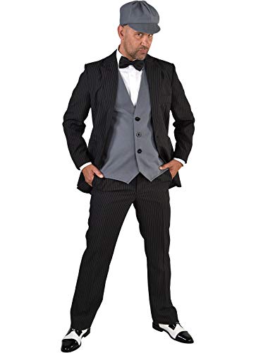 Jaren 20 Peaky Gangster Set Vierdelig Zwart Man von Magic by Freddy