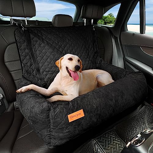 Hunde-Autositz, Hunde-Autobett für kleine mittelgroße Hunde, Hunde-Autositz ist sicher und bequem, und kann für einfache Reinigung zerlegt werden, bequemes, ultraweiches Auto-Reisebett von MagicFox