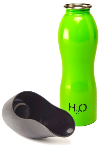 H2O4K9 Hundewasserflasche, grün, 0,7 L von Magnet & Steel