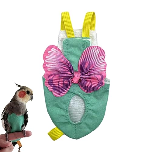 Maidong Vogelfluganzug - Fashion Soft Bird Windeln Flight Suite,Taubenhose, Papageienkleidung für kleine mittelgroße Vögel, Sittiche, Papageien, Nymphensittiche, Taubenfluganzug, Vogelkleidung von Maidong