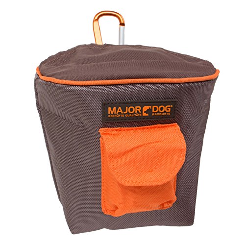 MAJOR DOG 33016 Futtertasche Uni mit Stretch-Öffnung für Leckerlies und Kleiner Extratasche von Major Dog