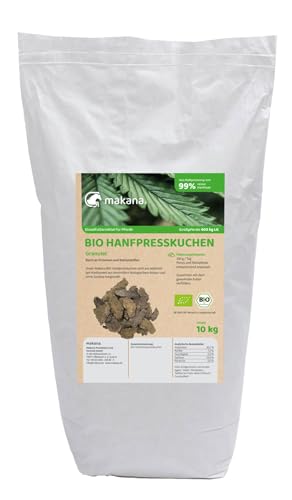 Makana Bio Hanfpresskuchen, Pferdefutter aus kontrolliert biologischem Anbau, 10 kg von Makana