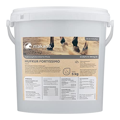 Makana Hufkur FORTISSIMO Pellets, 5 kg Eimer von Makana