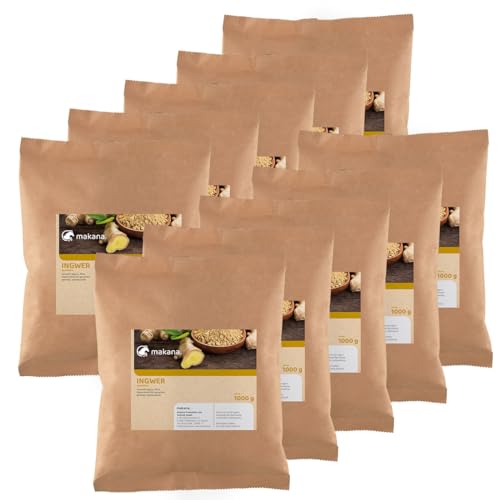 Makana Ingwer gemahlen, 10er Pack (10 x 1 kg) von Makana