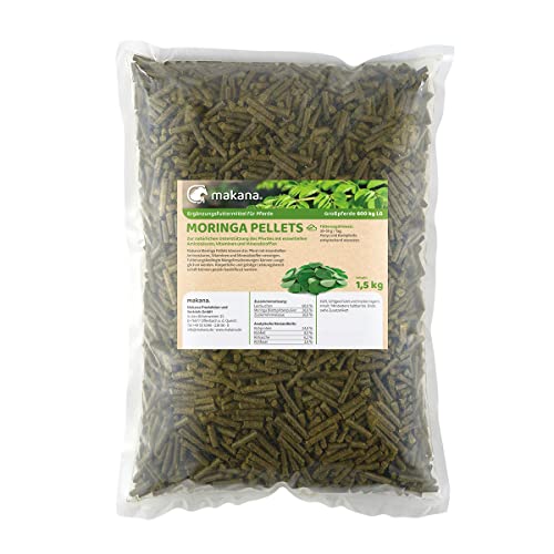 Makana Moringa Pellets für Pferde, 1,5 kg Beutel von Makana