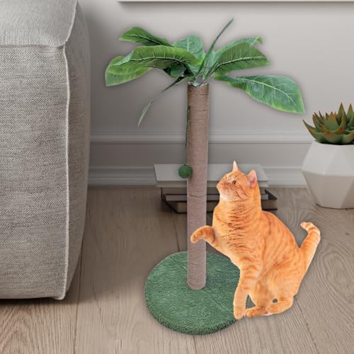 Mamoni Palme Katzenkratzbaum - Premium Katzenkratzer für Indoor Katzen - Langlebiger Katzenkratzbaum für Indoor Katzen - Idealer Kratzbaum mit Kratzbaum von Mamoni