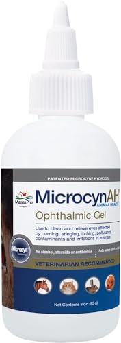 Microcyn AH Augengel, Augenreinigung, Augenabstand für Haustiere 89ml von Manna Pro