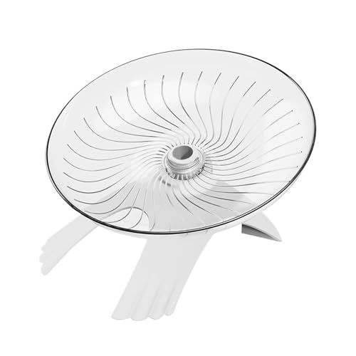 Hamsterrad | Leises Hamsterrad | Zubehör Für Käfige Transparentes Design Fliegende Untertasse Für Kleintiere Wie Gerbil Igel Einsiedlerkrebs Hamsterrad | Leises Hamsterrad | Zubehör Für Käfige Transparentes Design Fliegende Untertasse Für Kleintiere Wie Gerbil Igel Einsiedlerkrebs von Manolyee