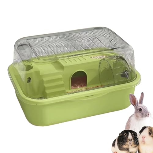 Haustier Hamsterkäfig, Doppelstöckiger Hamsterkäfig, Leises Hamsterheim Mit Laufrad Für Hamster Gerbil Chinchilla In Wohnung Schlafzimmer Studentenzimmer Haustier Hamsterkäfig, Doppelstöckiger Hamsterkäfig, Leises Hamsterheim Mit Laufrad Für Hamster Gerbil Chinchilla In Wohnung Schlafzimmer Studentenzimmer von Manolyee