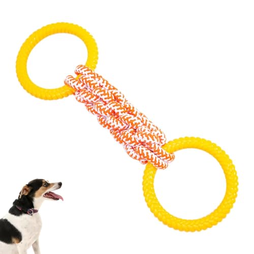 Manolyee Hundezerrspielzeug, Zerrspielzeug für Hunde - Tauziehen-Spielzeug zum Kauen von Hunden | Interaktives Hundespielzeug, Hundezahnreinigungsspielzeug, wiederverwendbarer Welpenbeißring zum von Manolyee