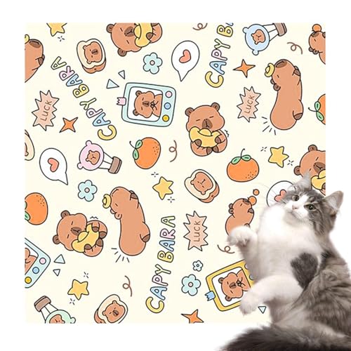 Manolyee Katzenverpackung für die Pflege, Katzenpflege -Wickel - Capybara Cat Swaddle Pet Preking Wrap Tools | Multifunktionale Nageltrimmungsrückhalte, Selbstklebende Anti-Kratzer für die von Manolyee