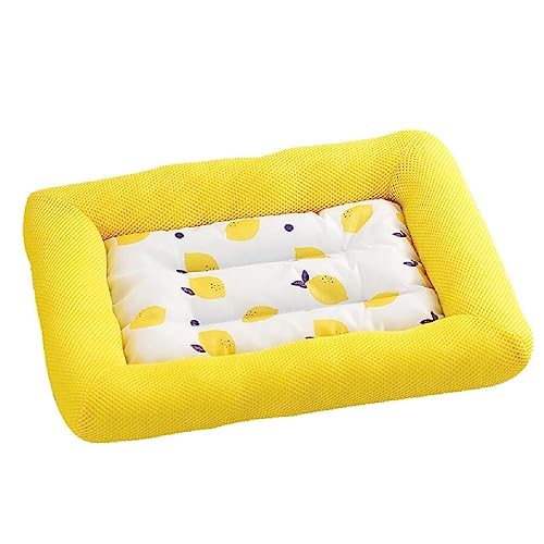 Hunde Sommer Bett Für Haustier Kühlung Atmungsaktiv Schlafen Bett Kleine Mittlere Hunde Eispad Cartoon Matte Katze Cool Pad Pet Supplies Pet Cooling Pad Kühlmatte Für Katzen Kühlkissen von Maouira