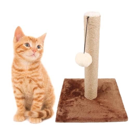 Kätzchen Katze Kratzbaum Schöne Furry Anhänger Sisal Seil Pfosten Zähne Reinigung Katze Kauen Spielzeug Geschenk Für Indoor Katze Kratzbaum von Maouira