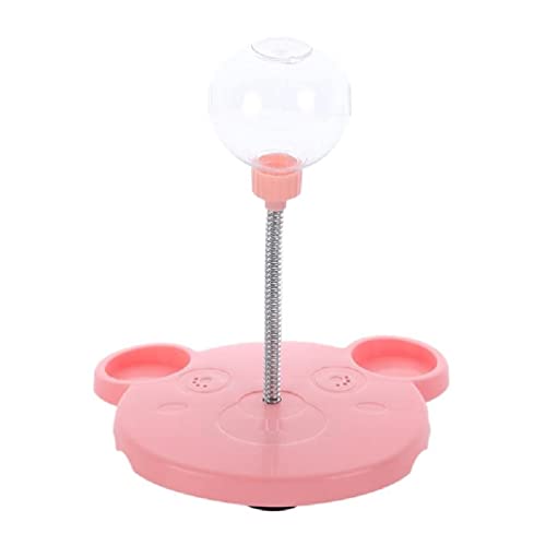 Kätzchen Teasing Toy Dog Spring Tumbler Leckage Slow Feeder Spielzeug Interaktives Haustier Indoor Spielzeug Leckerlis Leckereien Geschenk Hund Slow Feeder Spielzeug Ball Saugnapf von Maouira