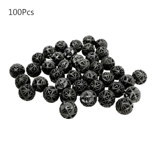 Maouira Bio Balls Aquarien Filtermedien Bulk 100 Stück Aquarien Feinfilter PVC Filterbälle für die Wasseraufbereitung von Aquarien von Maouira