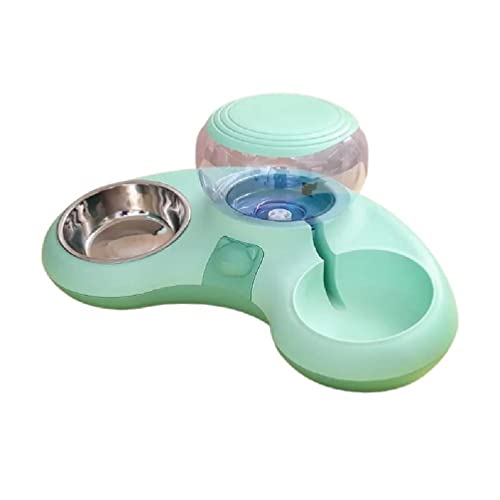 Slow Feeding Double Bowls Non-slip Base Pet Slow Feeding Dish Automatic Water Feeding Tools dogs bowls feeding non-slip dogs bowls feeding and water bowl large von Maouira