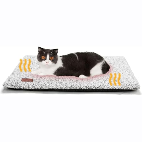 Selbstheizende Decke Katze Haustier Wärmekissen Waschbar Haustier Wärmekissen Weich & Kuschelige Katzendecke Anti-Slip Selbstwärmende Heizmatte Thermische Decke Für Innen- Und Außenbereich von Maple Plentiful