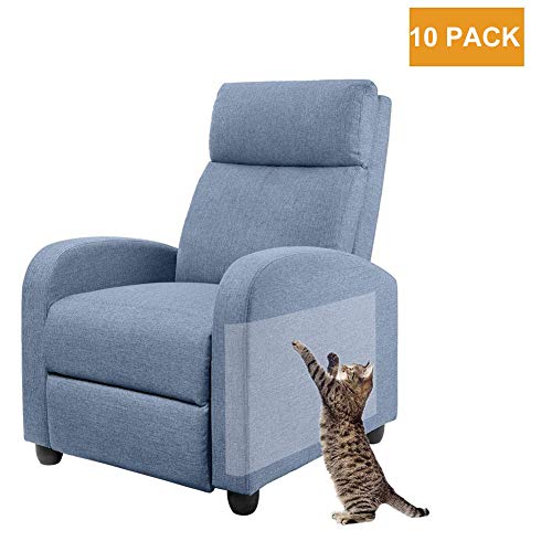 X-Large Dicke Möbel-Kratzschutz selbstklebend Matten mit Schrauben Pins Katze Kratzschutz Couch Schutz Klauenschutz für Sofa Tisch Set Schonbezug Pad von Maran